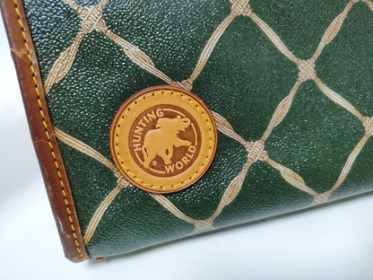 HUNTING WORLD Leather x PVC Second Bag Second Bag