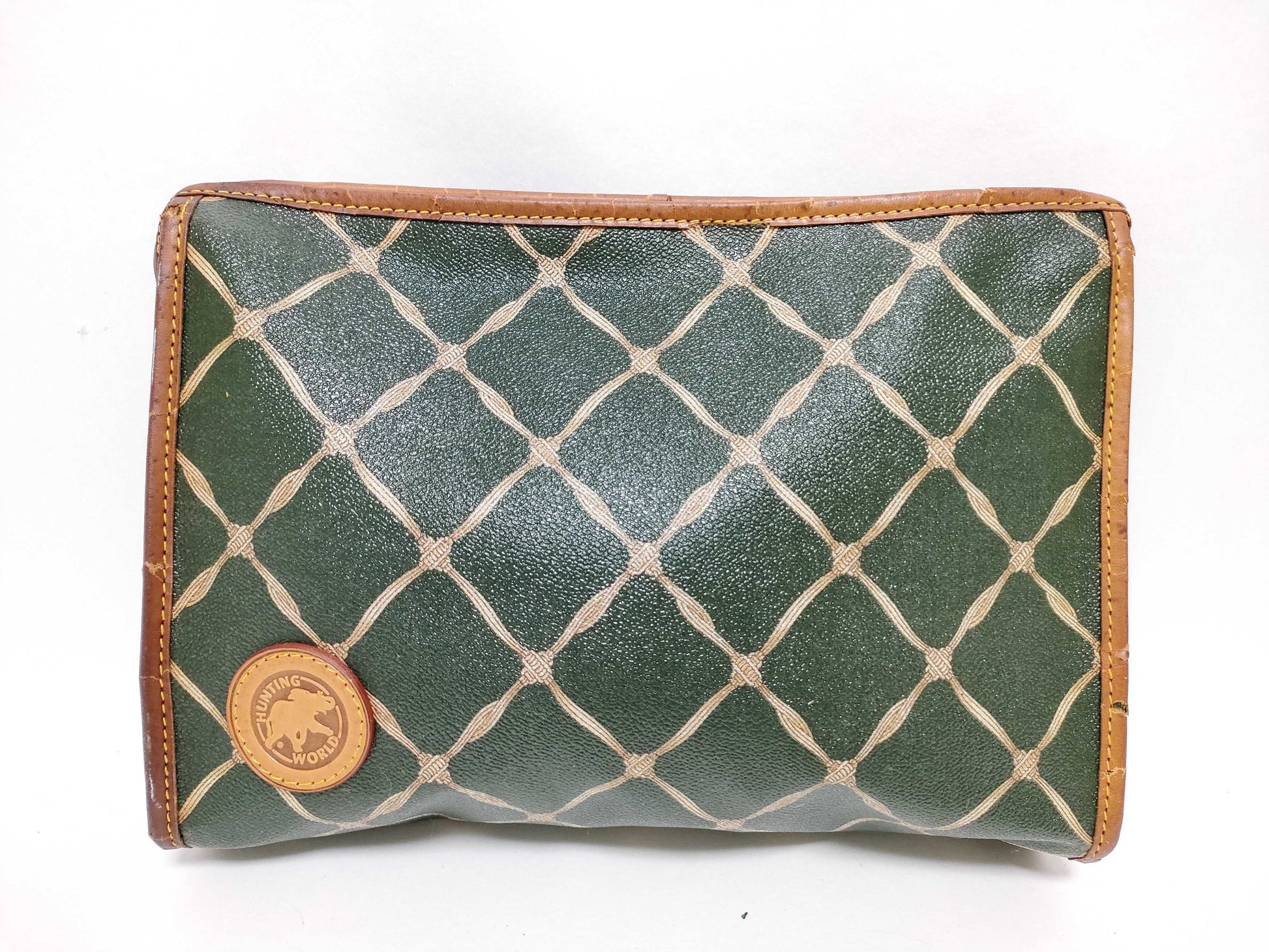 HUNTING WORLD Leather x PVC Second Bag Second Bag