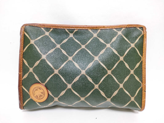HUNTING WORLD Leather x PVC Second Bag Second Bag