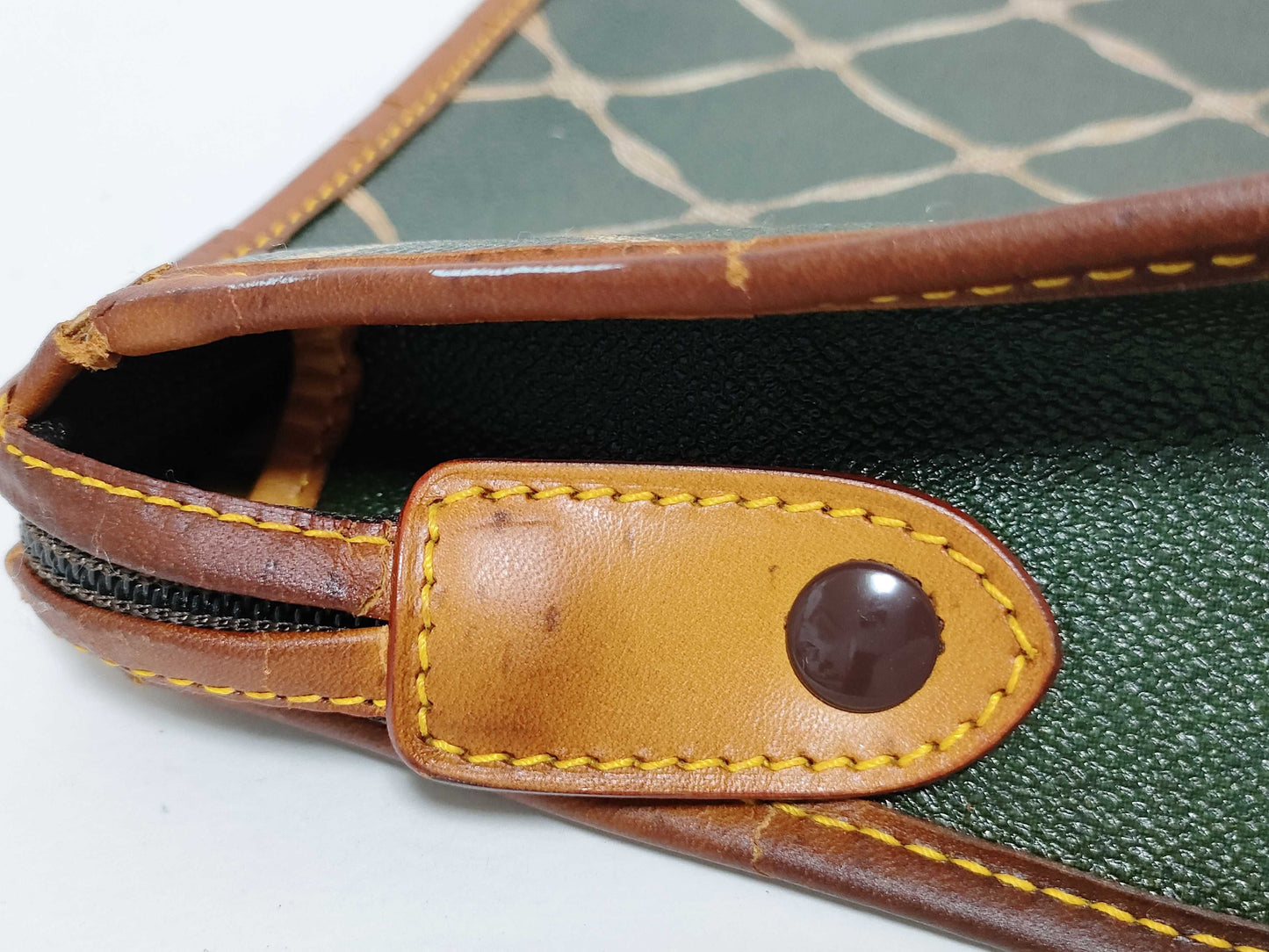 HUNTING WORLD Leather x PVC Second Bag Second Bag