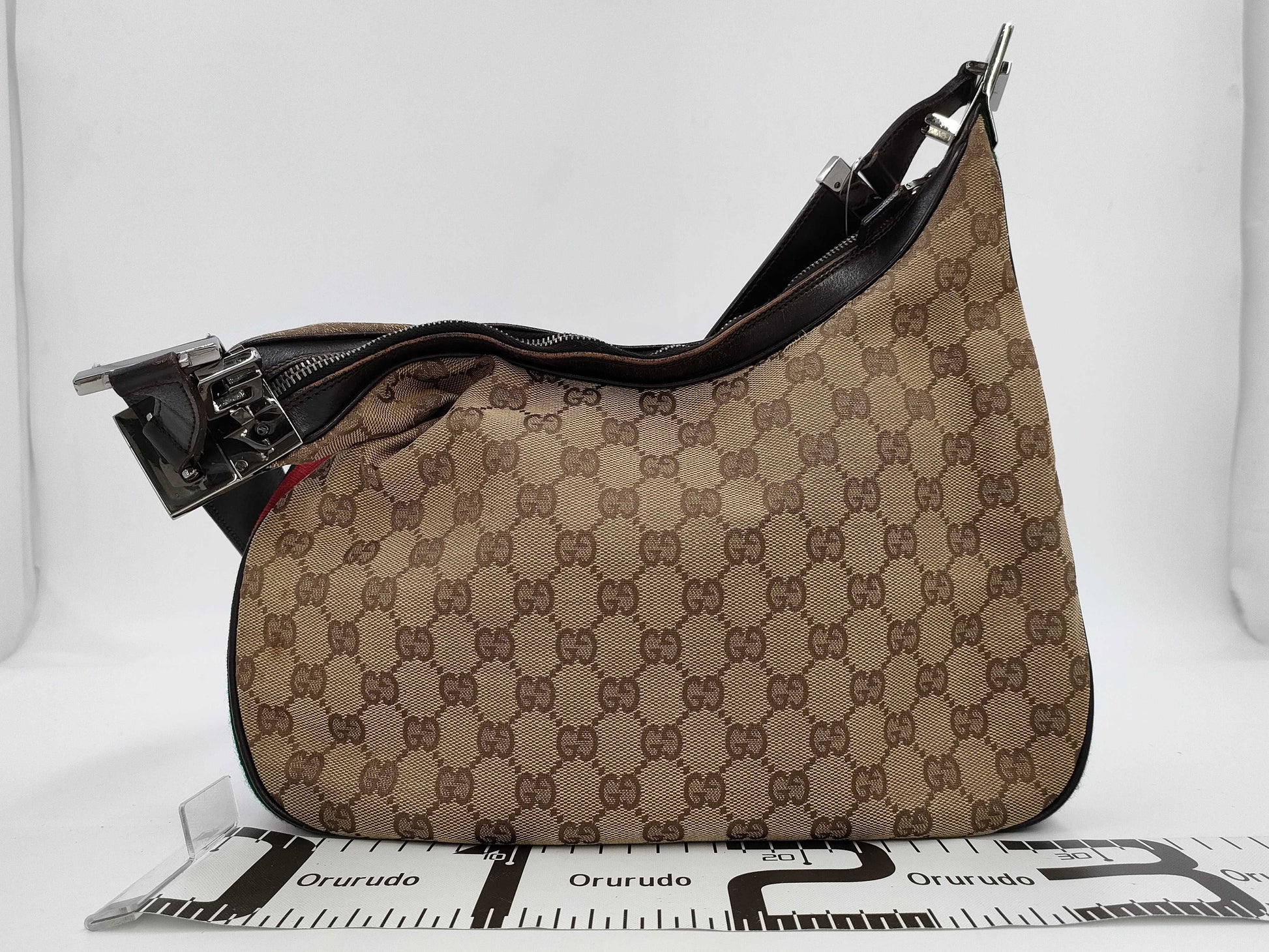 GUCCI GG Canvas Sherry One-Shoulder Shoulder Bag