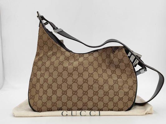 GUCCI GG Canvas Sherry One-Shoulder Shoulder Bag
