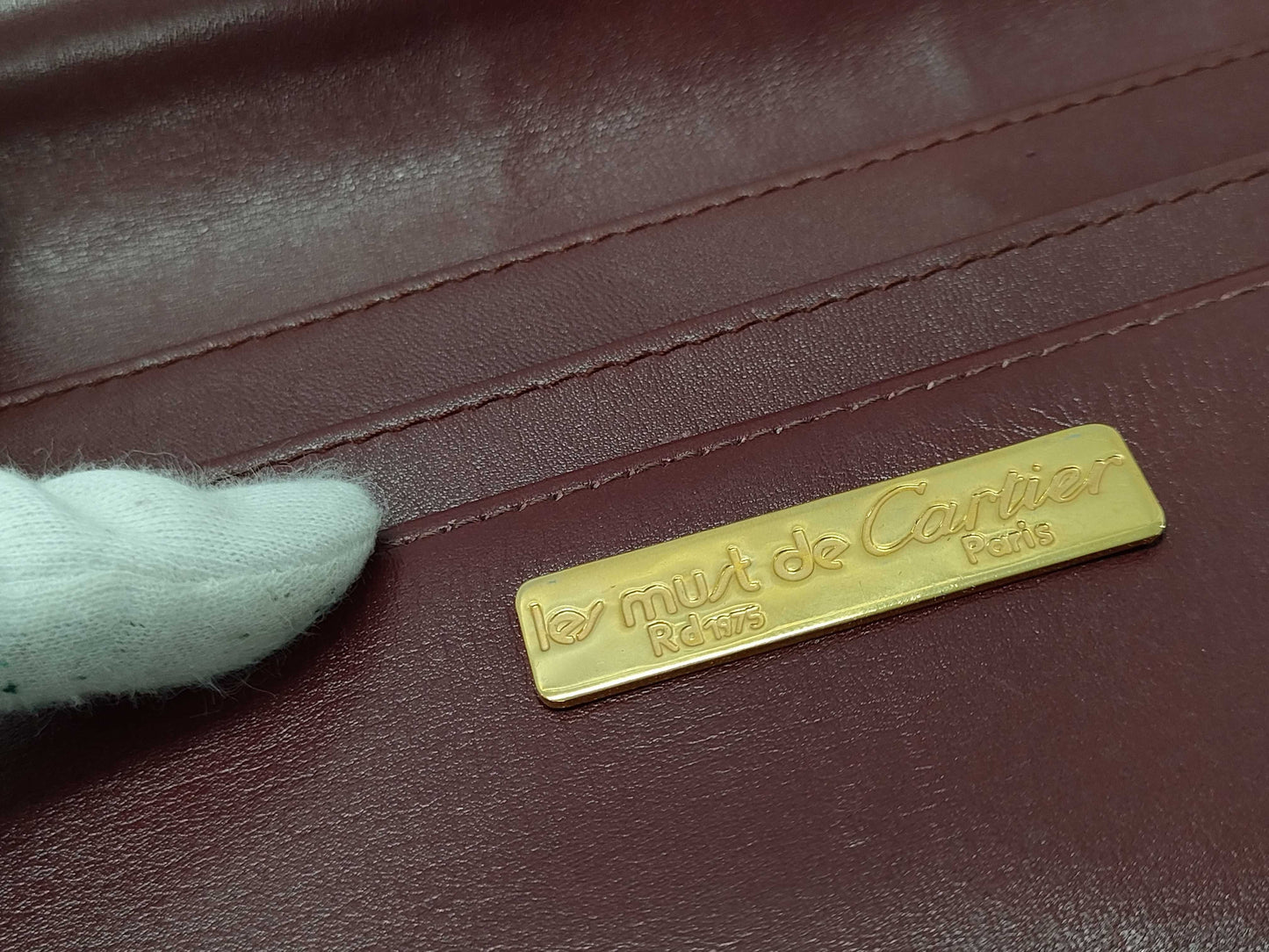 Cartier clutch document bag second bag