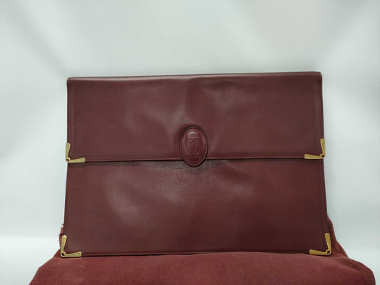 Cartier clutch document bag second bag