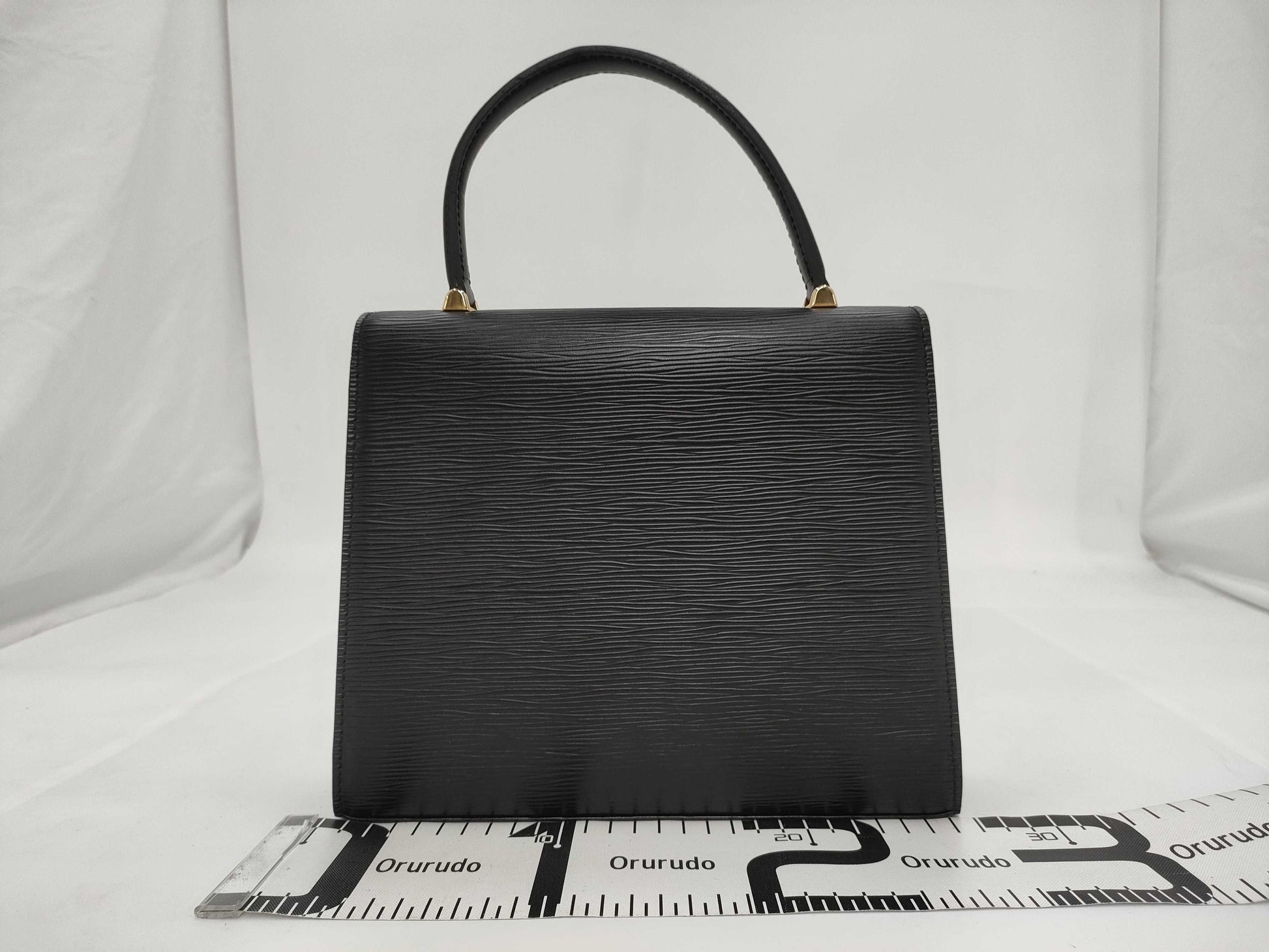 LOUIS VUITTON Epi Louis Vuitton M52372 Epi Noir Marserve Handbag