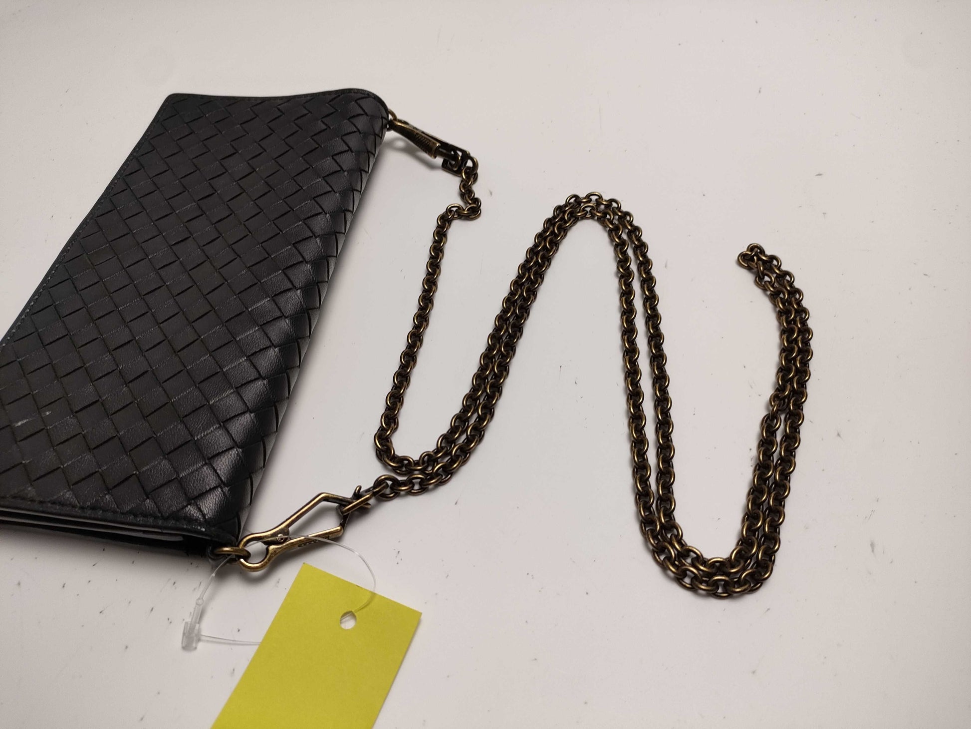 BOTTEGA VENETA Intrecciato Chain Wallet Shoulder Bag