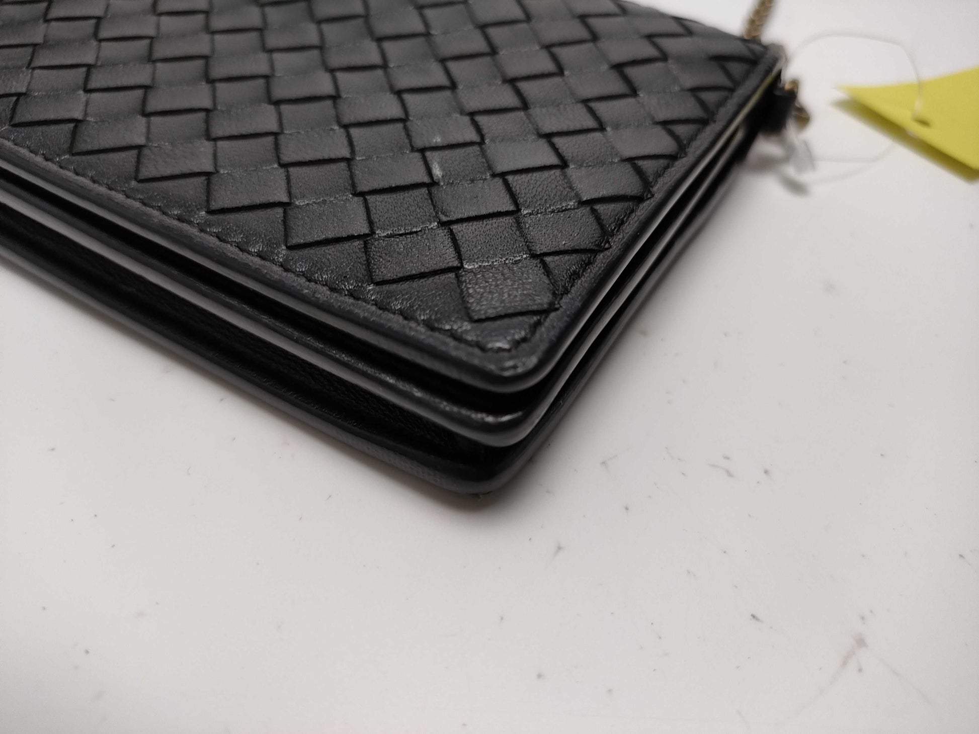BOTTEGA VENETA Intrecciato Chain Wallet Shoulder Bag