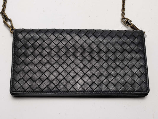 BOTTEGA VENETA Intrecciato Chain Wallet Shoulder Bag