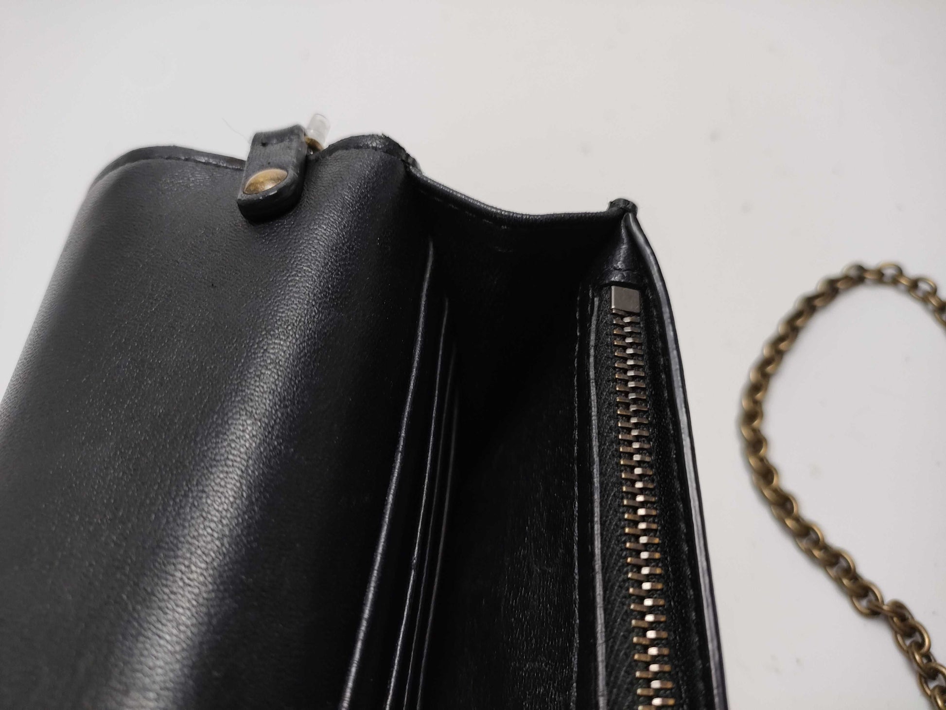 BOTTEGA VENETA Intrecciato Chain Wallet Shoulder Bag