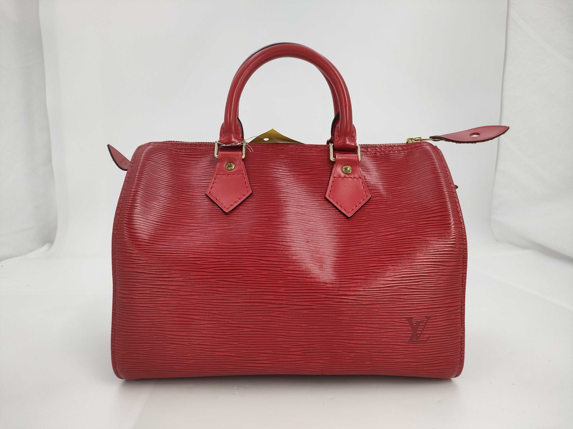 LOUIS VUITTON Epi Speedy Red Bag