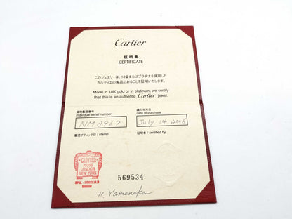 Cartier Love #51 Sapphire PG 750 9.1g Ring 