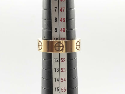 Cartier Love #51 Sapphire PG 750 9.1g Ring 