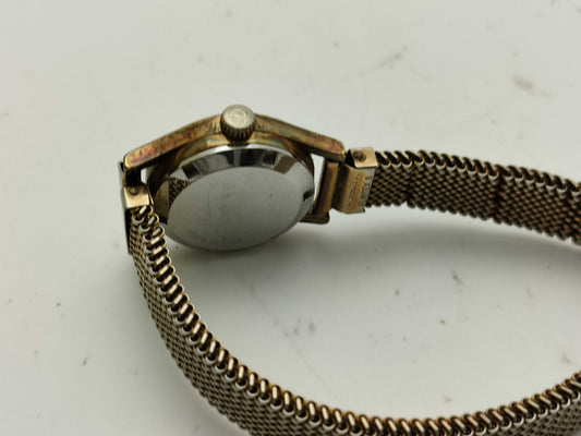 OMEGA Geneva Gold Dial Women's Watch with Non-Original Strap