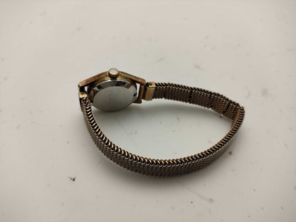 OMEGA Geneva Gold Dial Women's Watch with Non-Original Strap