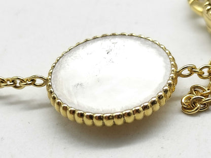 Dior Rose des Vents Diamond Shell Bracelet in Yellow Gold and Au750, 3.9g 