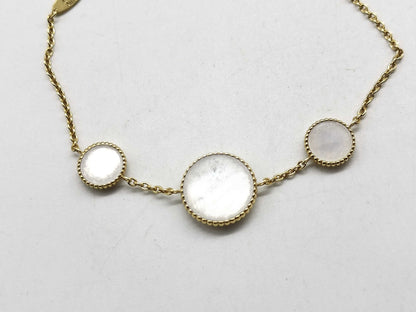 Dior Rose des Vents Diamond Shell Bracelet in Yellow Gold and Au750, 3.9g 
