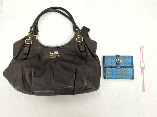 (10463_0080) COACH 18612/0820 Women's Watch/Compact Wallet Purse