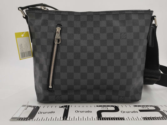 LOUIS VUITTON Damier Graphite Mick PM N41211 Shoulder Bag