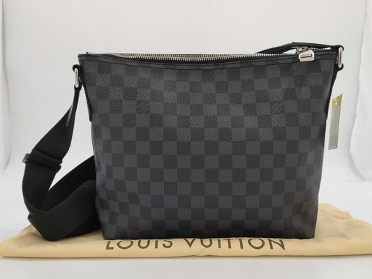 LOUIS VUITTON Damier Graphite Mick PM N41211 Shoulder Bag