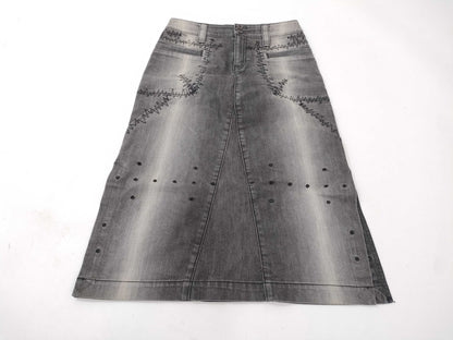 ISSEY MIYAKE denim skirt