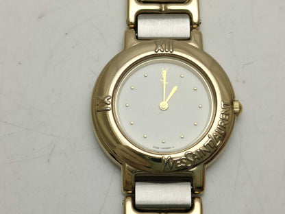 Yves Saint Laurent Round Two-tone Women's Watch