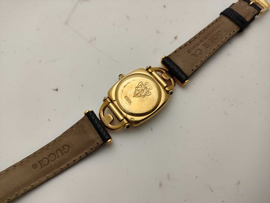 GUCCI 6300L Black Dial Horsebit Women's Watch