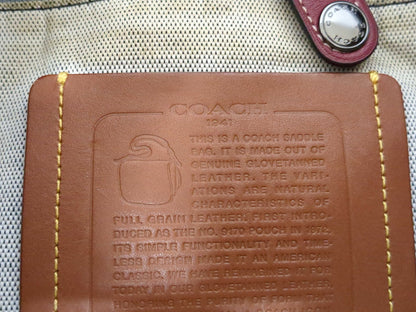 (10463_0065) COACH Leather Bag *4-piece set Shoulder Bag