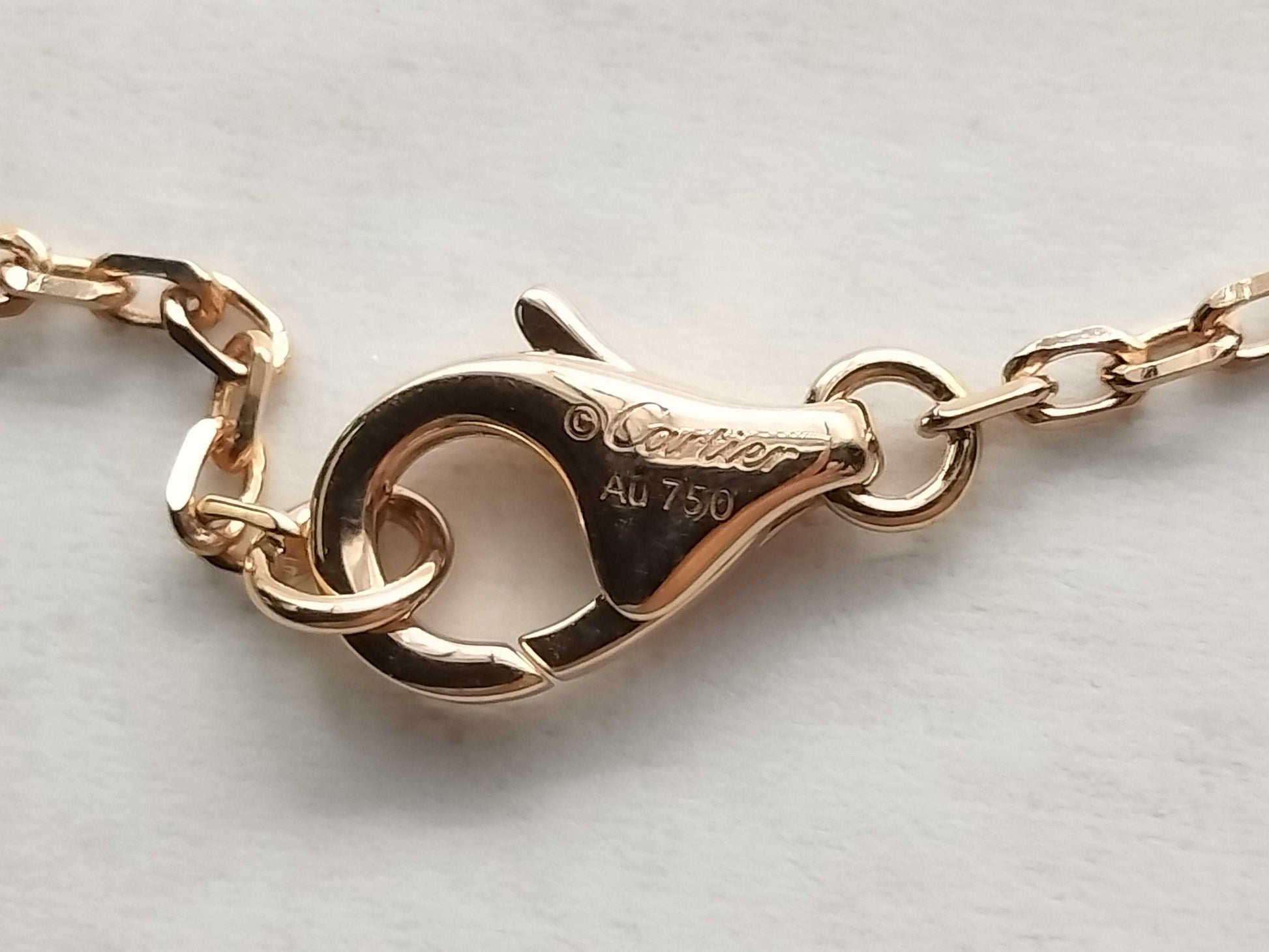 Cartier Love Circle Diamond Necklace in PG and Au750, 5.7g 