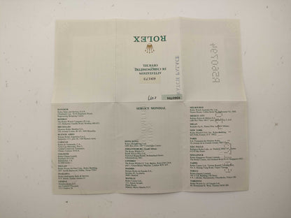ROLEX Paper Gallery 69173 Other Accessories