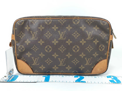 LOUIS VUITTON Monogram Compiègne 28 Second Bag