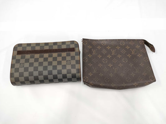 LOUIS VUITTON Monogram Mono Damier Second Bag *2 pieces Second Bag