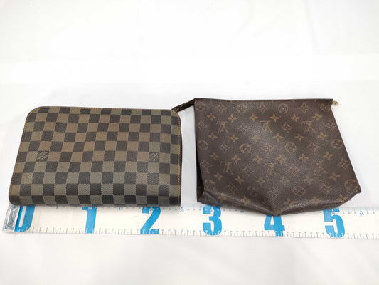 LOUIS VUITTON Monogram Mono Damier Second Bag *2 pieces Second Bag