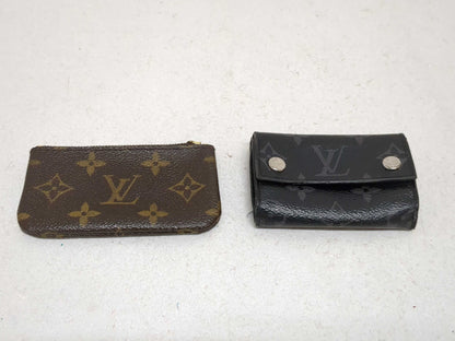 (10463_0008) LOUIS VUITTON Monogram Eclipse Discovery Compact M67630/Monogram Coin Coin Case