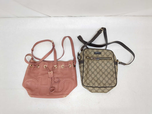 (10463_0052) GUCCI GG Supreme Jimmy Choo Shoulder 2 Pieces Shoulder Bag