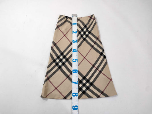 BURBERRY Nova Check Skirt Skirt