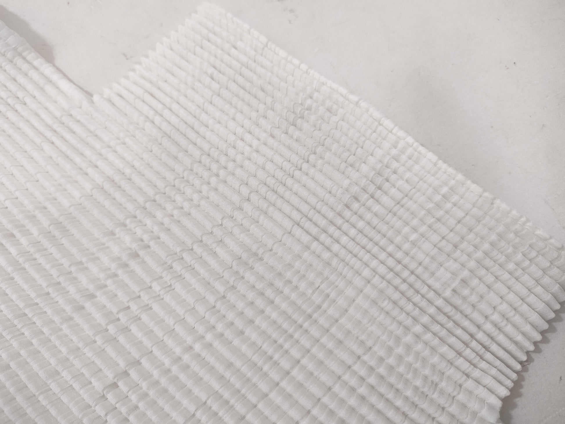 ISSEY MIYAKE cut and sew white top