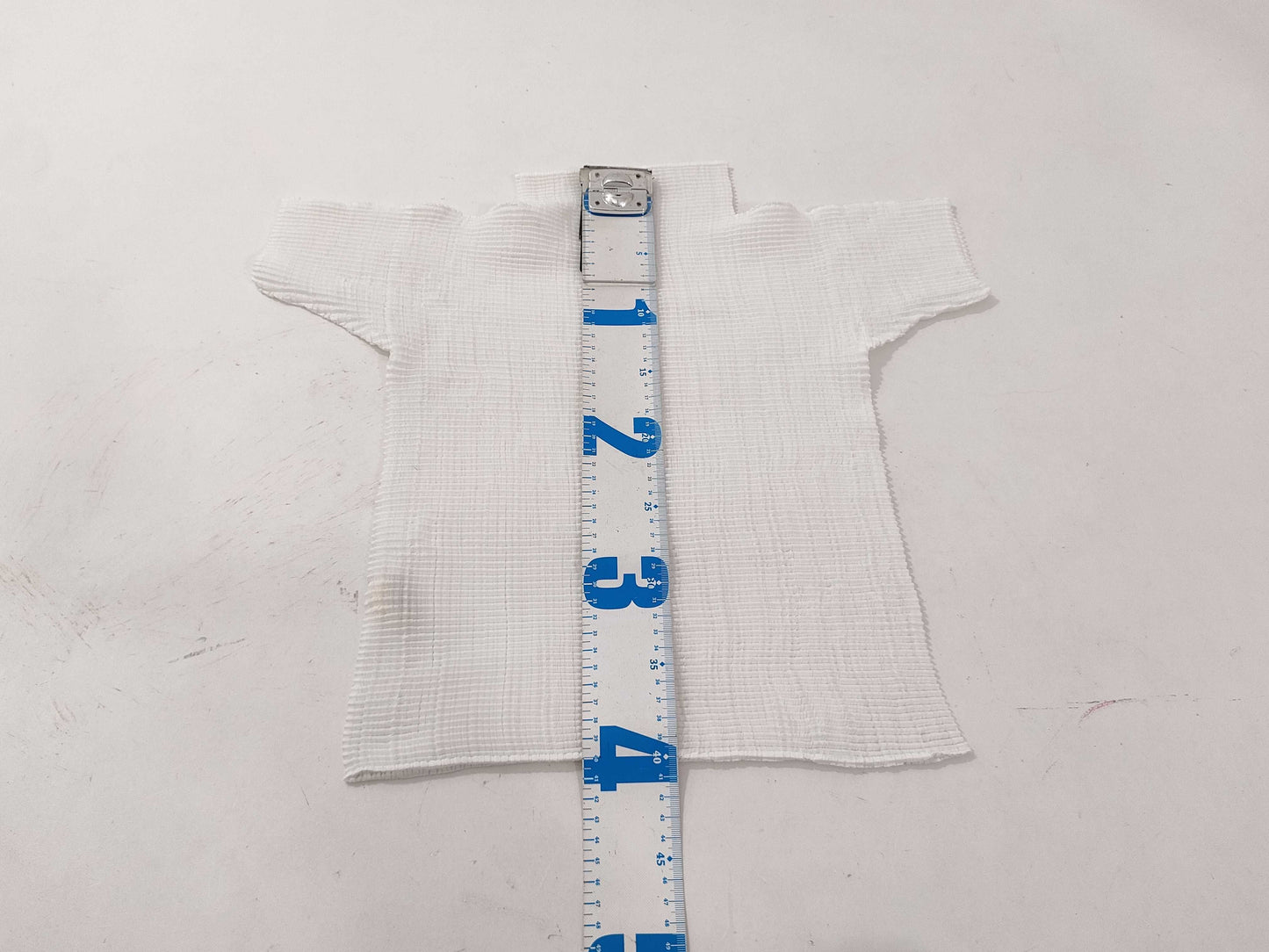 ISSEY MIYAKE cut and sew white top