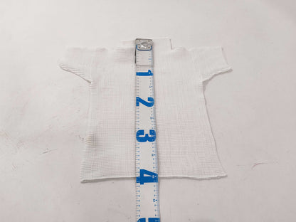 ISSEY MIYAKE cut and sew white top