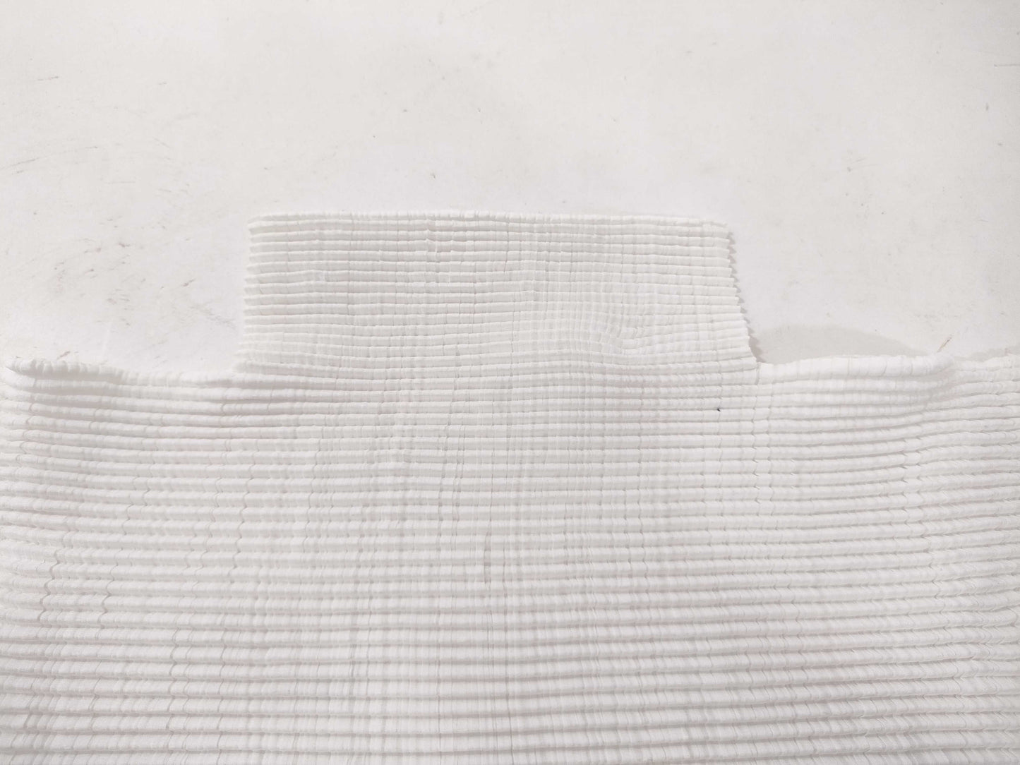 ISSEY MIYAKE cut and sew white top