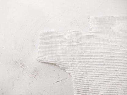 ISSEY MIYAKE cut and sew white top