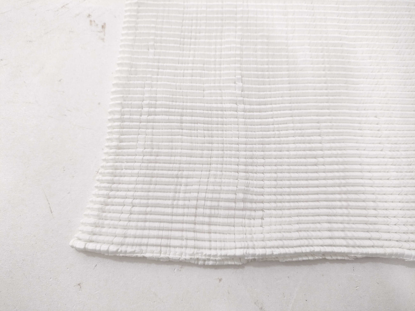 ISSEY MIYAKE cut and sew white top
