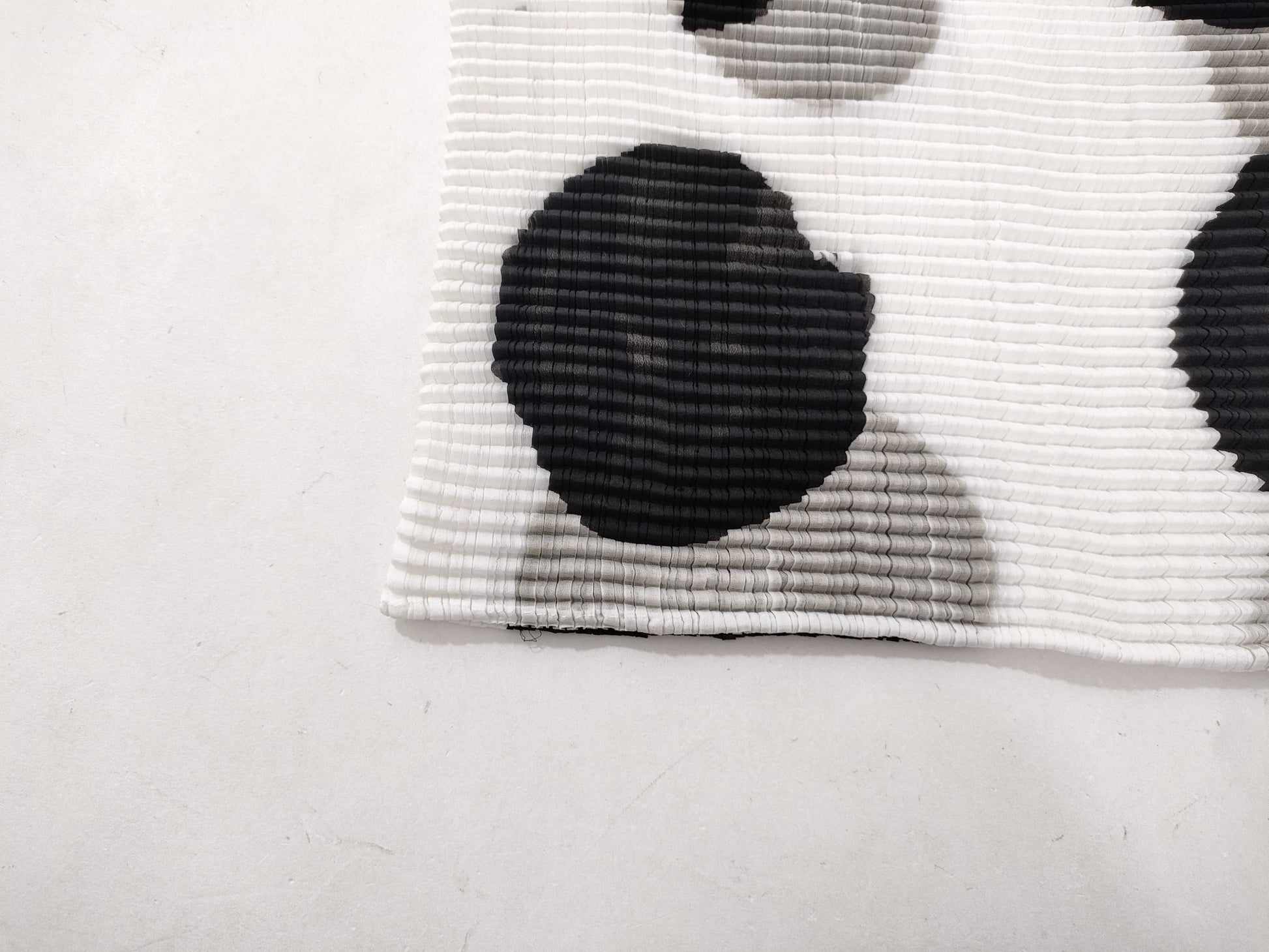ISSEY MIYAKE cut and sew patterned top