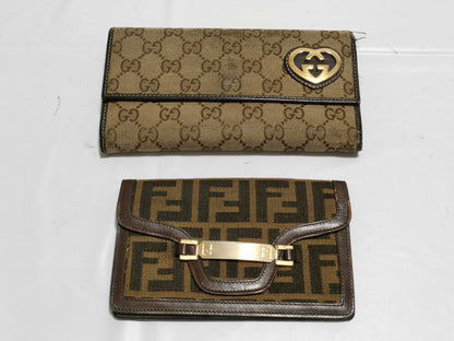 FENDI Gucci Wallet 2 Pieces Wallet