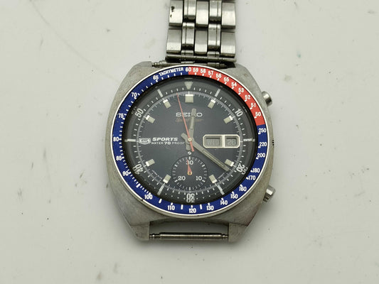 SEIKO 5 Sports Speed ​​Timer 6139-6000 Face Only Men's Watch
