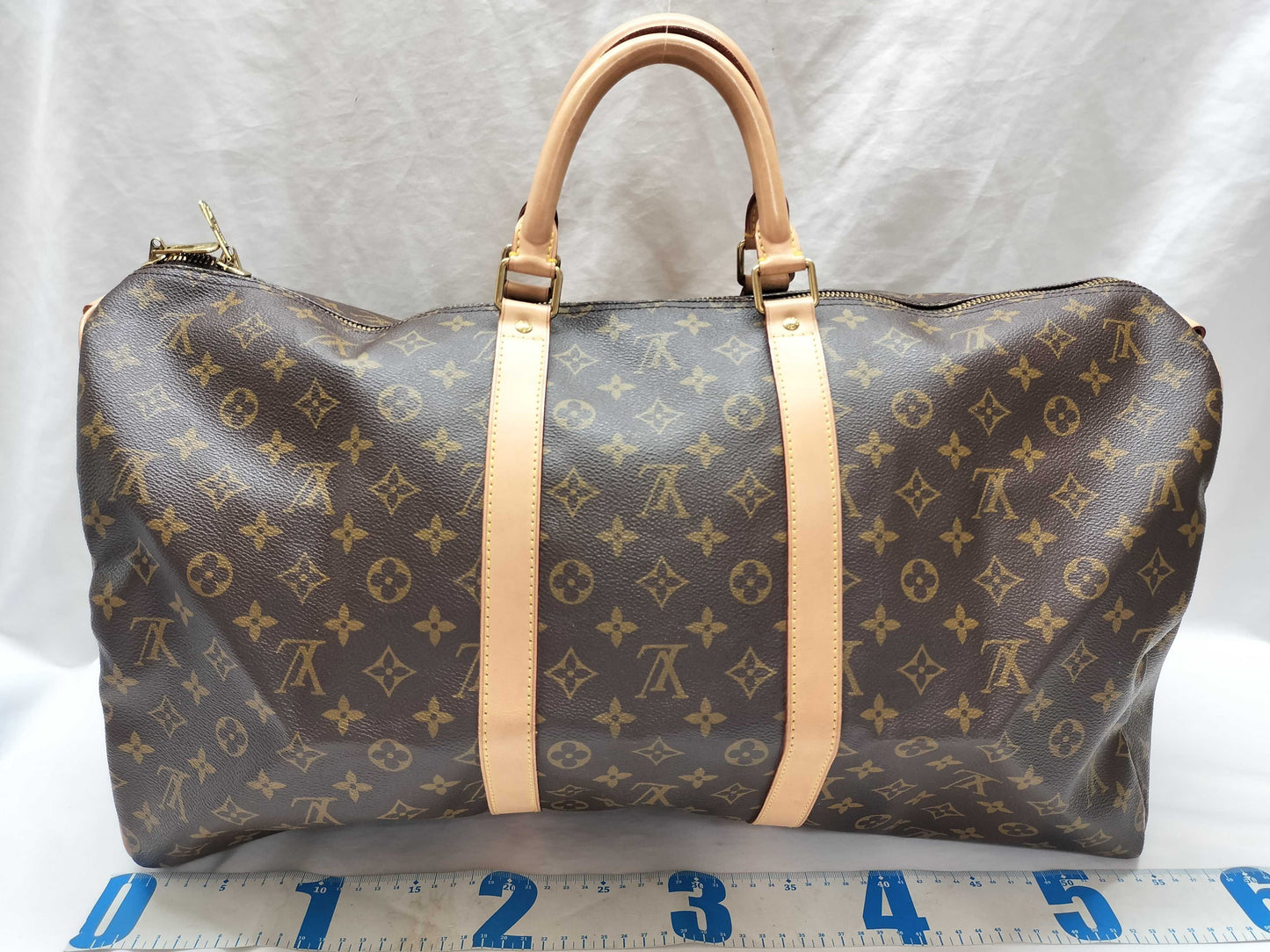 LOUIS VUITTON Monogram M41414 Keepall Bandouliere 55 Boston Bag