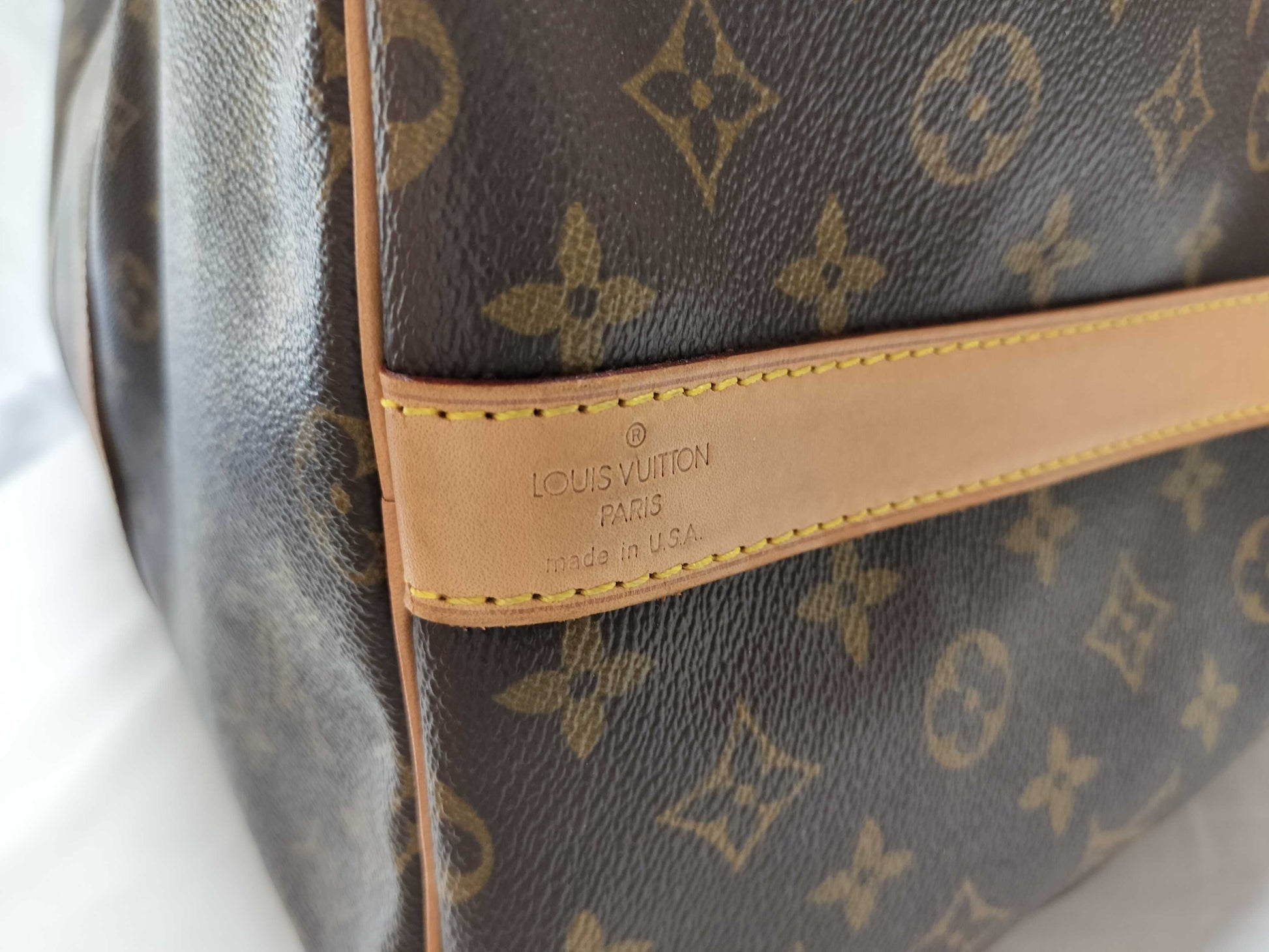 LOUIS VUITTON Monogram M41414 Keepall Bandouliere 55 Boston Bag