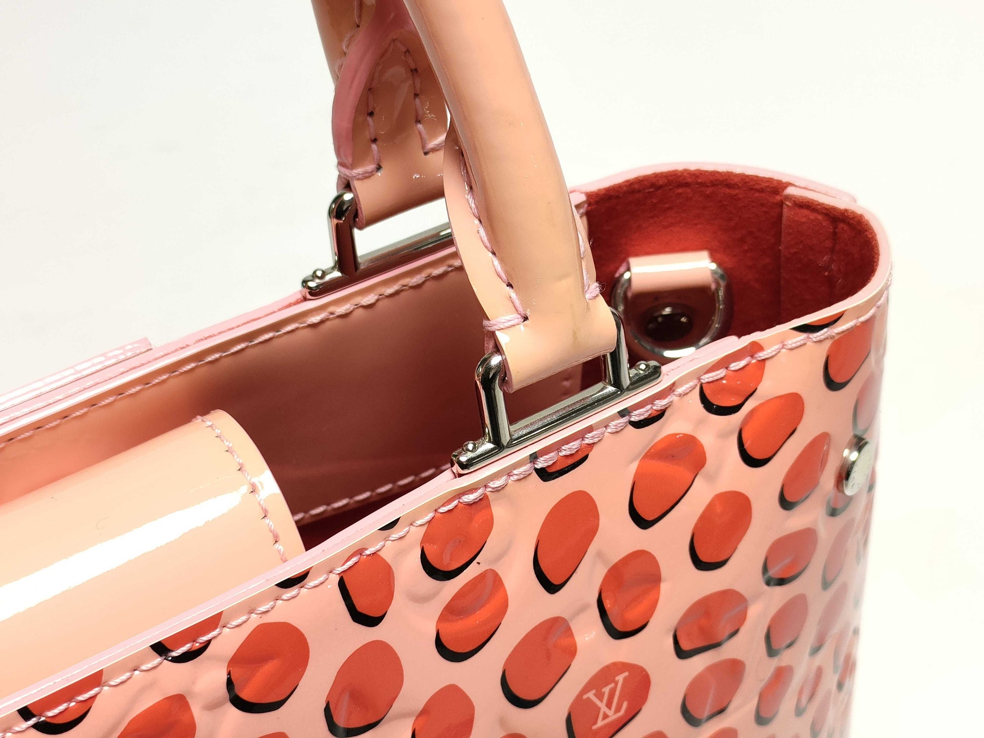 LOUIS VUITTON Vernis Jungle Dot/Open Tote/Yayoi Kusama Handbag