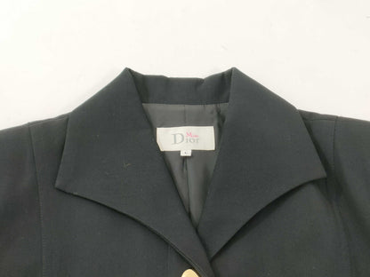 Dior Miss Gold Button Jacket Black Jacket