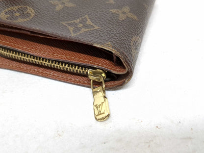 (10463_0010) LOUIS VUITTON Monogram W Hook/Compact Zip Folding Wallet Set of 2 Wallets