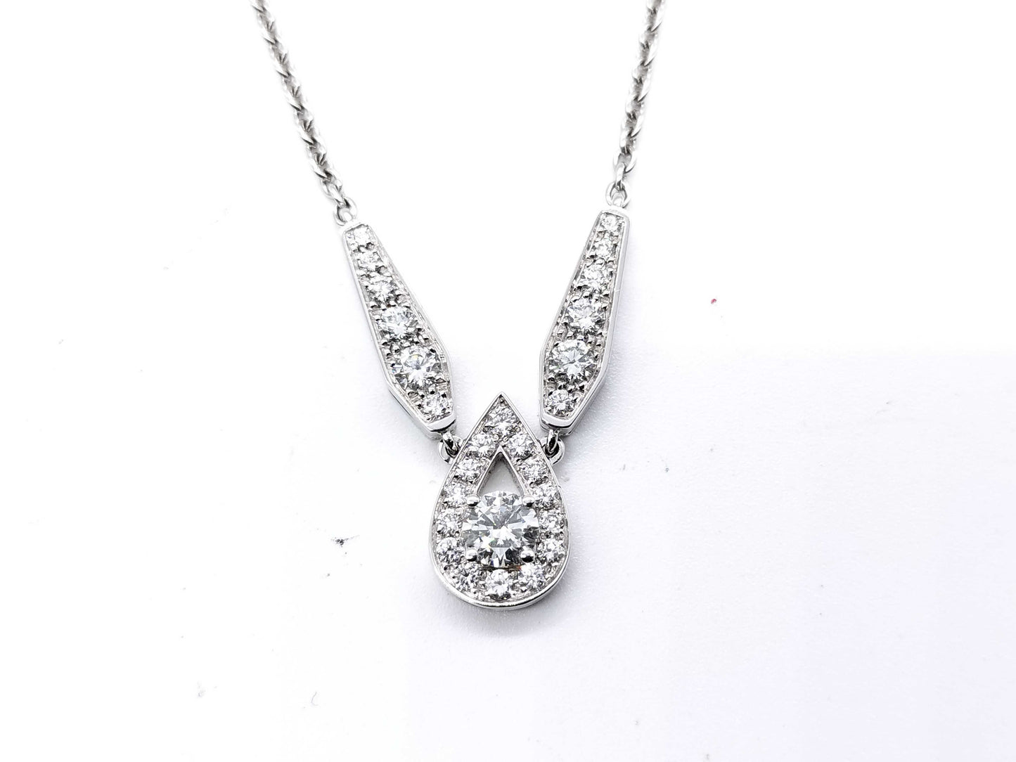 CHAUMET Josephine Diamond WG Au750 7.1g Necklace
